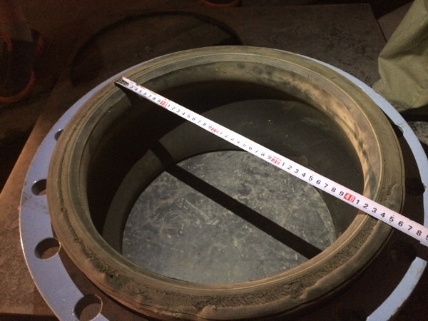 上海淞江橡膠接頭，大口徑法蘭橡膠接頭，橡膠接頭試壓，橡膠接頭漏水