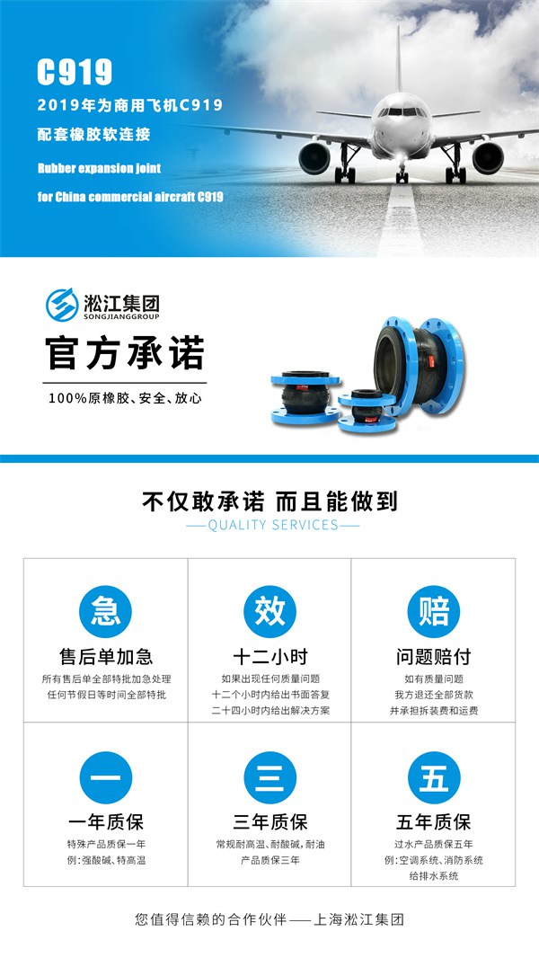 ANSI 美洲標準橡膠膨脹節(jié)
